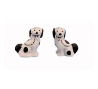 Streets Ahead Black & White Staffs Dogs 1/12 Scale