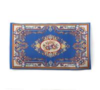 Streets Ahead Blue Floral Cameo Rug For 12Th Scale Dolls House