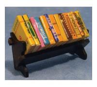 STREETS AHEAD Dolls House Miniature 1:12th Scale Bookshelf & Books