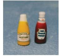 STREETS AHEAD Dolls Houses - Accessories - D1749 - Ketchup and Mustard