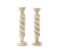 Streets Ahead Marble Twist Columns For 12Th Scale Dolls House
