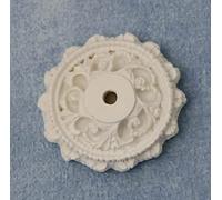 STREETS AHEAD Miniature Ceiling Rose 45mm Plastic Traditional Multicolor Decorative 1:12 Scale