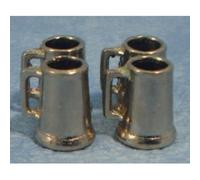 Streets Ahead Pint Pewter Tankard, 4 pieces 1/12 Scale