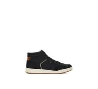 Dune London Men's Mens Streets - Canvas High Top Trainers - Black - Size: 11