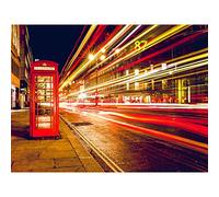 Streets Of London Phone Box Large Wall Art Print Canvas Premium Poster