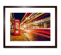 Streets Of London Phone Box Unframed Art Print Poster Wall Decor 12x16 inch