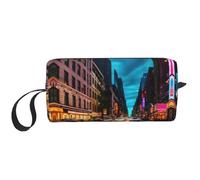 Streets of New York City Print Compact Storage Pouch, Minimalist Carry Bag, Large Capacity Tote for Protective Carry