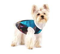 Streets of New York City print Tshirts for Small Dogs Dog's Fashion Shirt Breathable Sleeveless Shirts for Small Dogs