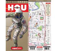 Streetsmart Houston Map by Vandam: Laminated pocket size City Street & Freeway Map to Houston: 30