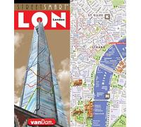 StreetSmart London Map by VanDam - City Street Map of London, England - Laminated folding pocket size city travel and Tube map with all museums, attractions, hotels and sights; 2018 Edition