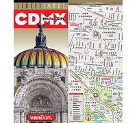 StreetSmart® Mexico City Map by VanDam - Laminated city center street map of CDMX w/all attractions, pre-hispanic sites, museums, hotels, restaurants, ... 2025 edition (English and Spanish Edition): 1