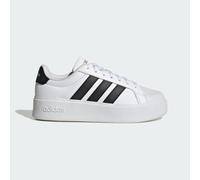 adidas Sportswear Women's Streettalk Bold, Ftwwht/Cblack/Magold, Size 3.5, Women Ftwwht/Cblack/Magold
