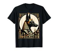 Streetwear 80s 90s Egypt retro Egyptian God Anubis T-Shirt