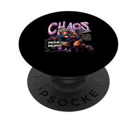 Streetwear Chaos - Bold Urban Aesthetic PopSockets Adhesive PopGrip