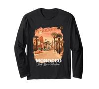 Streetwear, Marrakech Morocco Just Like A Paradise Long Sleeve T-Shirt