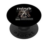Streetwear Ruined - Bold Urban Aesthetic PopSockets Adhesive PopGrip