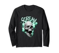 Streetwear Scream - Bold Urban Aesthetic Long Sleeve T-Shirt