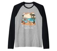Streetwear, Taghazout Morocco Surfer's Paradise Raglan Baseball Tee