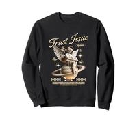 Streetwear - Trust Issue - Bold Urban Aesthetic Sweatshirt