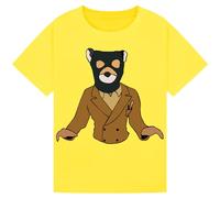 STREETWISE CLOTHING QUALITY CASUAL WEAR Fantastic Mr. Fox Inspired Kids T-Shirt - Perfect World Book Day Top for Boys & Girls - Fun Reading Shirt for School & Events Yellow L