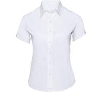 STREETWISE CLOTHING QUALITY CASUAL WEAR Girls Short Sleeve School Shirt - 2 Pack Polycotton Blouse School Uniform Shirt Classic Collar Easy Care - Age 9-10 Years, White