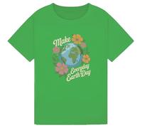 STREETWISE CLOTHING QUALITY CASUAL WEAR Make Everyday Earth Day T Shirt Save The Planet Shirt Environmental Awareness Graphic Tee Gift for Kids Kelly Green 12-13Y