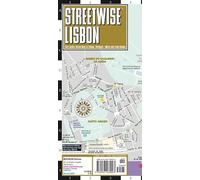 Streetwise Lisbon Map - Laminated City Center Street Map of Lisbon, Portugal: City Plan