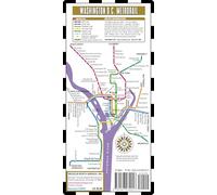 Streetwise Map Washington D.C - Laminated City Center Street Map of Washington D.C Metro