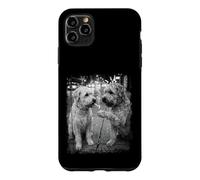 Streetwise Soft Coated Dogs Smoking Cigarette Urban Scene Case for iPhone 11 Pro Max