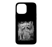Streetwise Soft Coated Dogs Smoking Cigarette Urban Scene Case for iPhone 13 Pro Max