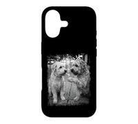 Streetwise Soft Coated Dogs Smoking Cigarette Urban Scene Case for iPhone 17