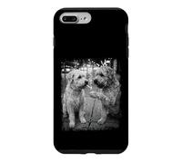 Streetwise Soft Coated Dogs Smoking Cigarette Urban Scene Case for iPhone 7 Plus/8 Plus