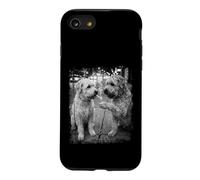 Streetwise Soft Coated Dogs Smoking Cigarette Urban Scene Case for iPhone SE (2020) / 7/8