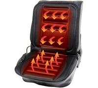 Streetwize 12V Heated Seat Cushion Car Seat Pad 2 Heat Settings Foam Padded Support