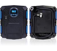 Streetwize 12V Lcd Digital Car Tyre Air Compressor With Built-In Light + Nozzle Adaptors