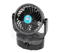Streetwize - 12V Oscillating Car Fan - Compact, Powerful and Quiet - Ideal For: Cars, Vans, 4x4's and Vehicles with Cigarette Lighter Adapters.