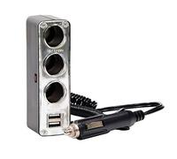 Streetwize 12V Triple Power Twin USB Adaptor.