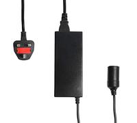 Streetwize - 240V Mains Socket to 12V Socket Converter Adaptor - | AC to DC| Portable 12V Power Source Motorhome Camping (SWCA3)