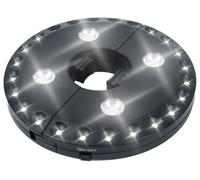 Leisurewize - Parasol Light Warm White Patio Umbrella Light, Tent Pole Light, 28 LED Lights at 200 lumens-4 x AA Battery Operated, Umbrella Pole Light for Patio Umbrellas,Camping Tents LW722
