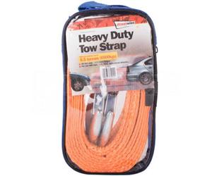 Streetwize 3.5M 6.5 Tons Heavy Duty Recovery Tow Strap Towing Rope Road Pull Car