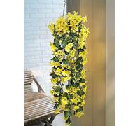 Streetwize 30 LED Solar Hanging Primrose Flowers Yellow