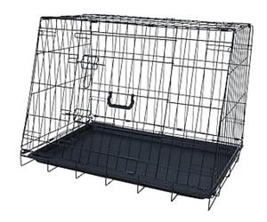 Streetwize 30' Medium Delux Collapsible Slanted Car Boot Pet Dog Cage SWPET16