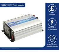 Streetwize 300W Main To In Car Power Inverter 230V Ac - 12V Dc With Usb Port