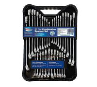 Streetwize 32 Piece Mirror Polished CRV Steel Combination Spanner Set Chrome