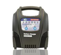 Streetwize - 4 Amp Fully Automatic LED Acid Battery Charger | LED Display | Reverse Polarity Protection | Overload Protection | Overheat Protection | 6V and 12V Car Charger (SWBCLED4)