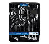 Streetwize - 50-Piece Assorted Spanner Set, Chrome Vanadium Steel - Handy Storage Box, Full Silver Polish