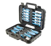 Streetwize 58 Piece Screwdriver & Bit Set in Case Chrome