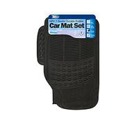 Streetwize - 7 Seater Durable Car Mat Set, Superior Durable Rubber, Can be Trimmed to Fit - MPV's, People Carrier Vehicle Mats (SWCM143)