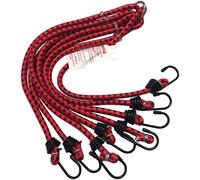 Streetwize - 8 Claw Spider Luggage Elastics Bungee Cords - Blue, 30'' w/ Steel Hooks, - Security Travel Straps, Flexible, Vinyl Coated Hooks, Travel Accessories