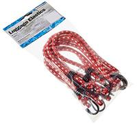 Streetwize - 8 Claw Spider Luggage Elastics Bungee Cords - Blue, 30'' w/ Steel Hooks, - Security Travel Straps, Flexible, Vinyl Coated Hooks, Travel Accessories